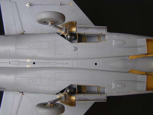 Metallic Details 1/48 MiG-25 Wheel Bays Detail Set