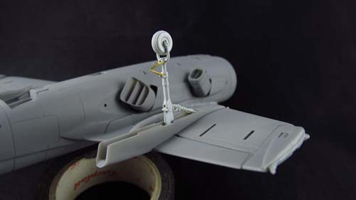 Metallic Details 1/48 Harrier GR7/GR9 Swiveling nozzles and outriggers Set