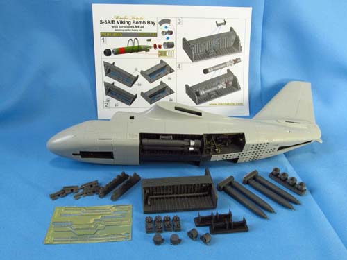 Metallic Details 1/48 S-3A/B Viking Weapons Bay Set