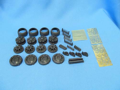 Metallic Details 1/48 B-17 Engine Set (RM)