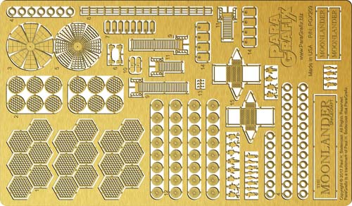 ParaGrafix 1/350 Moon Lander Detail Set