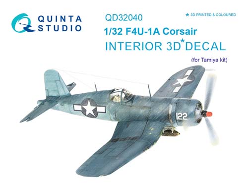 Quinta Studio 1/32 F4U-1A Corsair Interior Detail Set