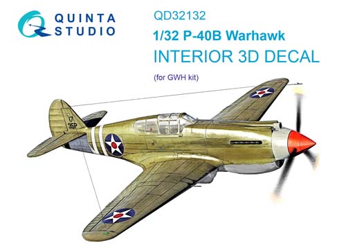 Quinta Studio 1/32 P-40B Interior Detail Set