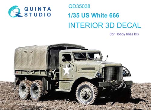 Quinta Studio 1/35 White 666 Interior Detail Set