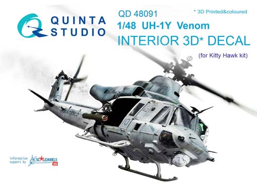 Quinta Studio 1/48 UH-1Y Venom Interior Detail Set