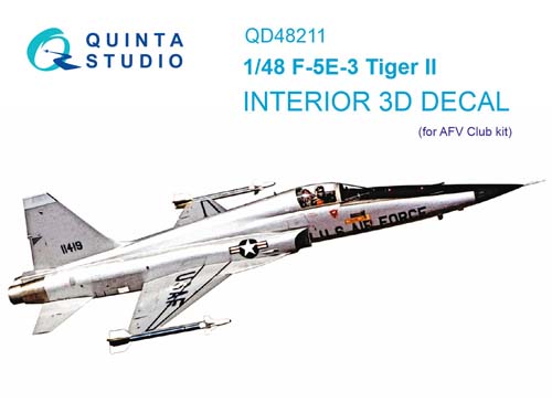 Quinta Studio 1/48 F-5E Interior Detail Set