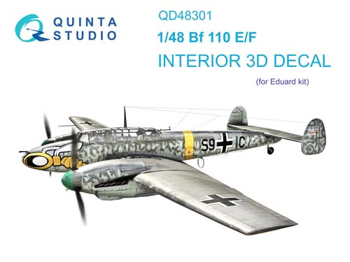 Quinta Studio 1/48 BF 110E/F Interior Detail Set