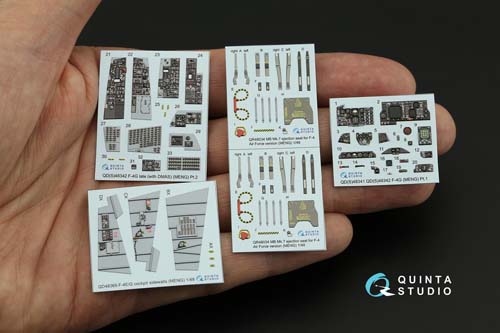 Quinta Studio 1/48 F-4G late w/DMAS Interior Detail Set