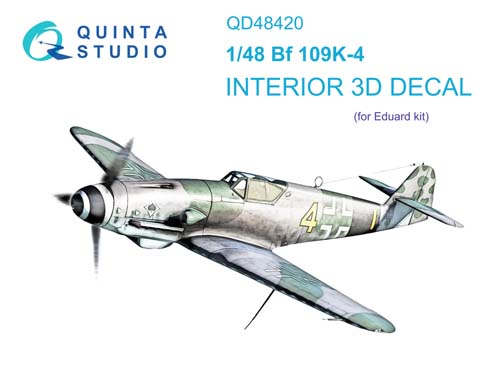 Quinta Studio 1/48 Bf 109K-4 Interior Detail Set